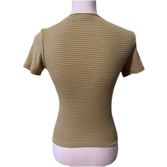 Levi’s‎ Striped Green T-shirt Size XS - Picture 3 of 4